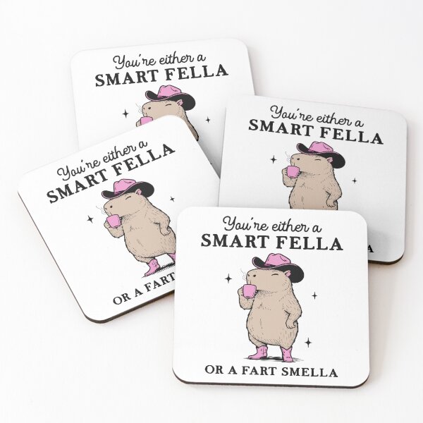 Item preview, You're either a smart fella or a fart smella  designed and sold by Zedeldesign.