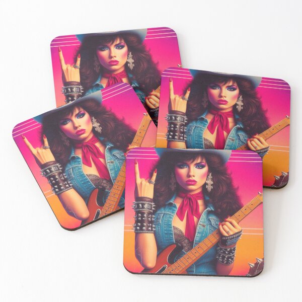 Item preview, Retro Hard Rock Girl designed and sold by PulpVintage.