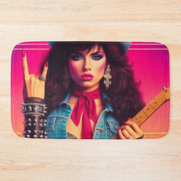 Item preview, Retro Hard Rock Girl designed and sold by PulpVintage.