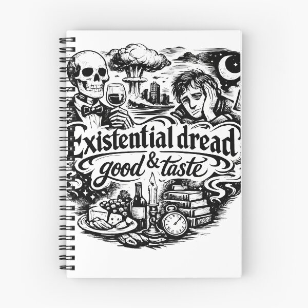Item preview, Existential dread & good taste designed and sold by MotobikerMefi.