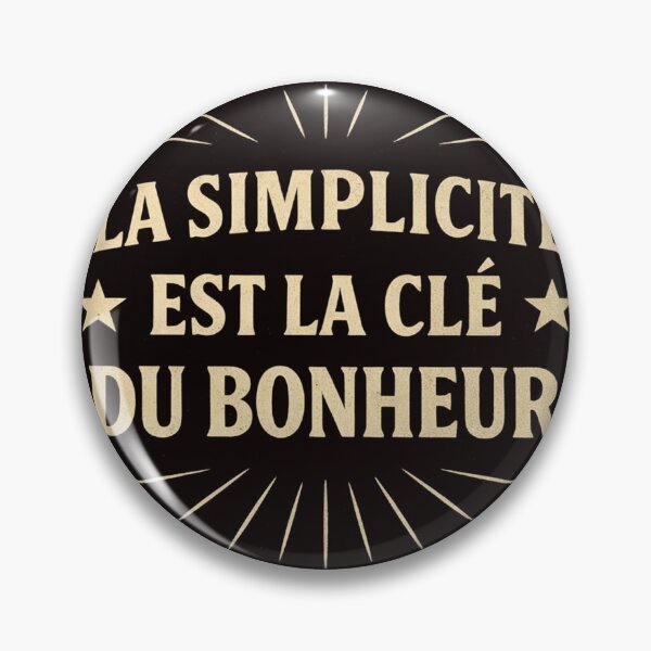 Item preview, Simplicity, the key to happiness designed and sold by vystekimages.