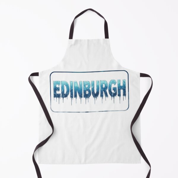 Item preview, Edinburgh Ice Blue Typography – Frozen Dripping Letters Design designed and sold by Loom on the Loch.