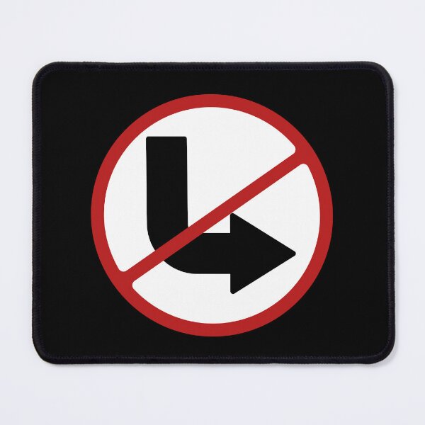Item preview, PROHIBITED SIGN: NO RIGHT TURN, ROAD SIGN, ARROW designed and sold by AASparksDesigns.