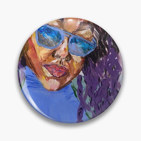 Item preview, Negro con pelo morado designed and sold by CaritaMarr.