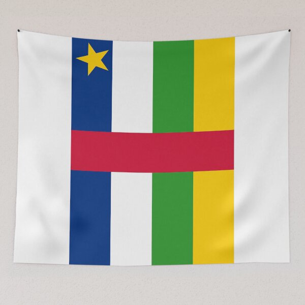 Item preview, Vertical Central African Republic Flag designed and sold by NTGUILTY.