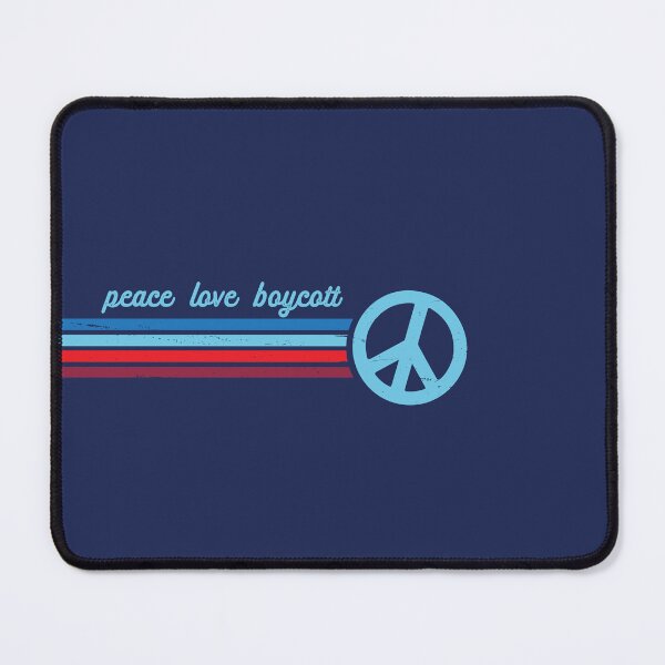 Item preview, Peace Love boycott designed and sold by jitterfly.