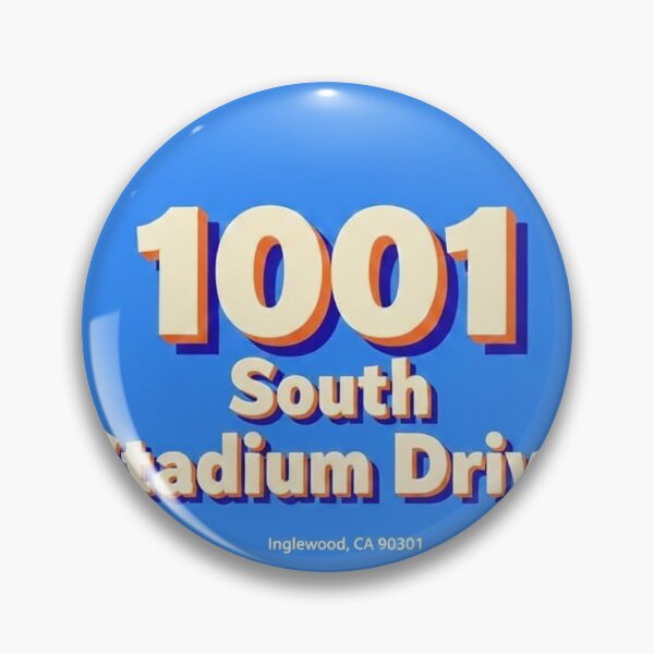 Item preview, Football Stadium, 1001 Stadium Drive Inglewood CA Vintage style Los Angeles Rams  designed and sold by badrobcheb1.