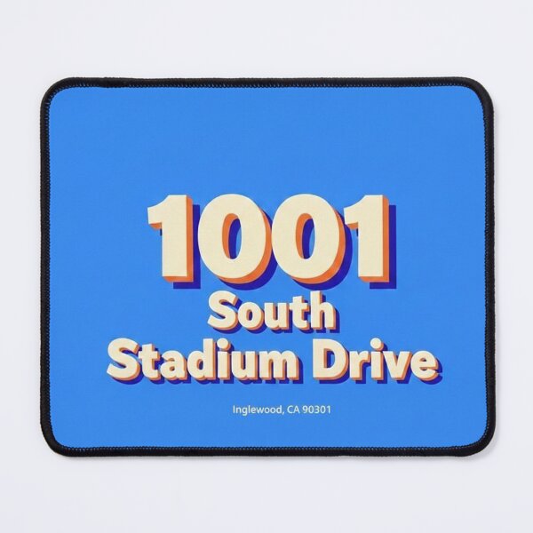 Item preview, Football Stadium, 1001 Stadium Drive Inglewood CA Vintage style Los Angeles Rams designed and sold by badrobcheb1.