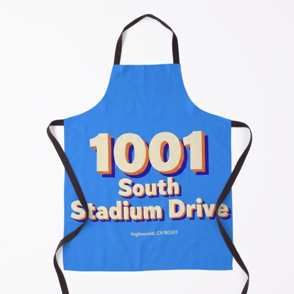 Item preview, Football Stadium, 1001 Stadium Drive Inglewood CA Vintage style Los Angeles Rams designed and sold by badrobcheb1.