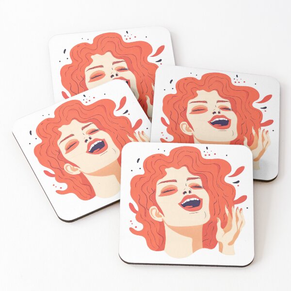 Item preview, Red Laughter: Emotion in Motion designed and sold by ForeverPrintsOK.