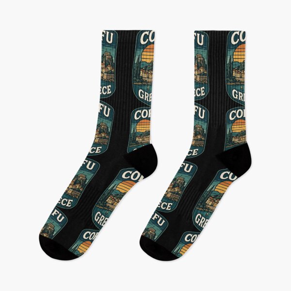 Item preview, Corfu Island Greece Retro Vintage Travel designed and sold by TomFrontierArt.