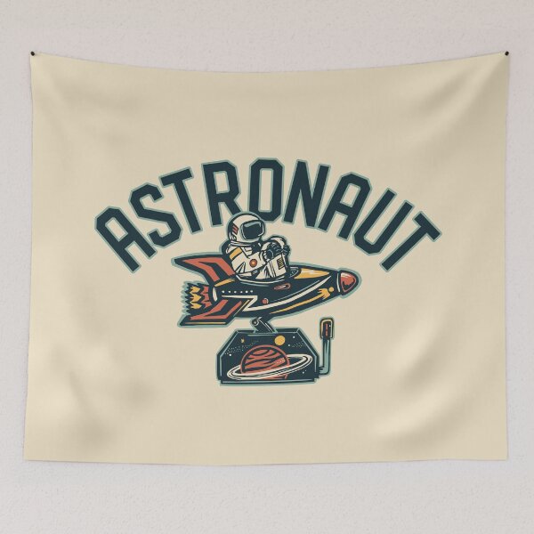 Item preview, 21st Century Astronaut (Retro Coin-Operated Rocket Ride) designed and sold by andrewsteger.
