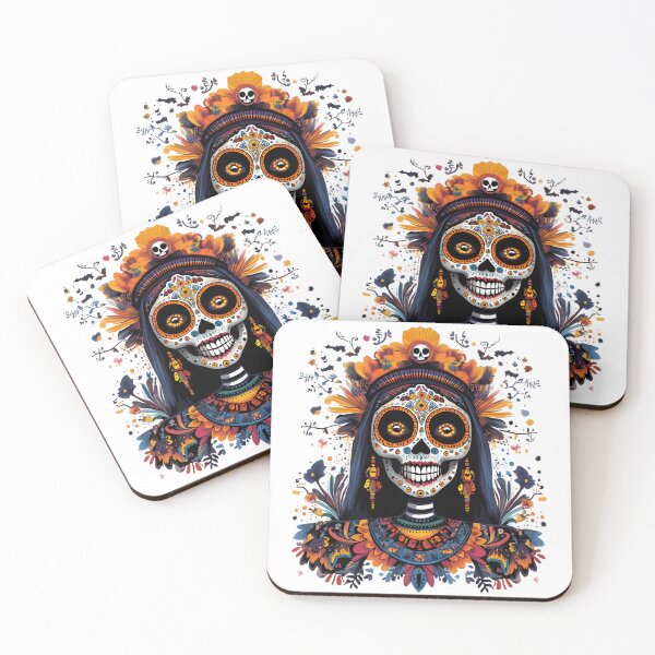 Item preview, Huichol Midnight Guardian of Autumn Spirits designed and sold by AnnDesignStudio.