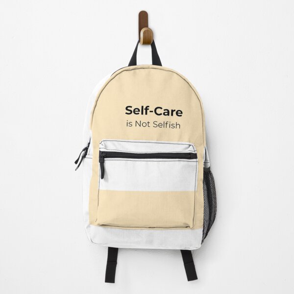 Item preview, Self Care Is Not Selfish – Minimal Mental Health Quote Beige Background designed and sold by byRose&Shine.