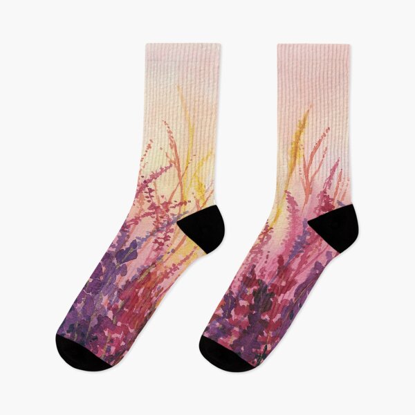 Item preview, Watercolor Lavender Field III designed and sold by SaskyaFate.