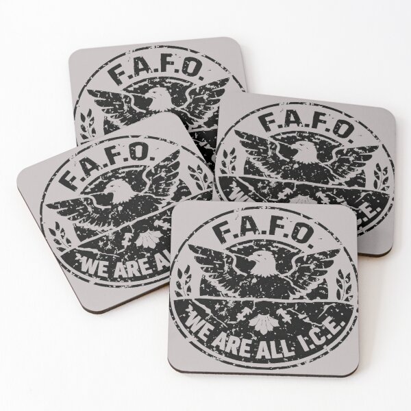 Item preview, F.A.F.O. – We Are All I.C.E. Eagle Emblem designed and sold by PoliticalArtist.