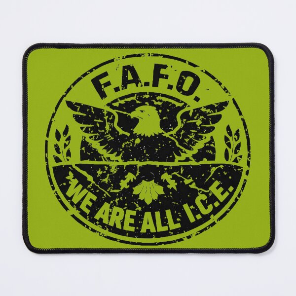 Item preview, F.A.F.O. – We Are All I.C.E. Eagle Emblem designed and sold by PoliticalArtist.