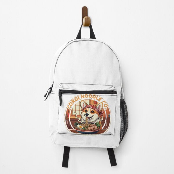 Item preview, Cute Corgi Eating Ramen | Kawaii Dog Food Illustration designed and sold by Wear Sculpt.