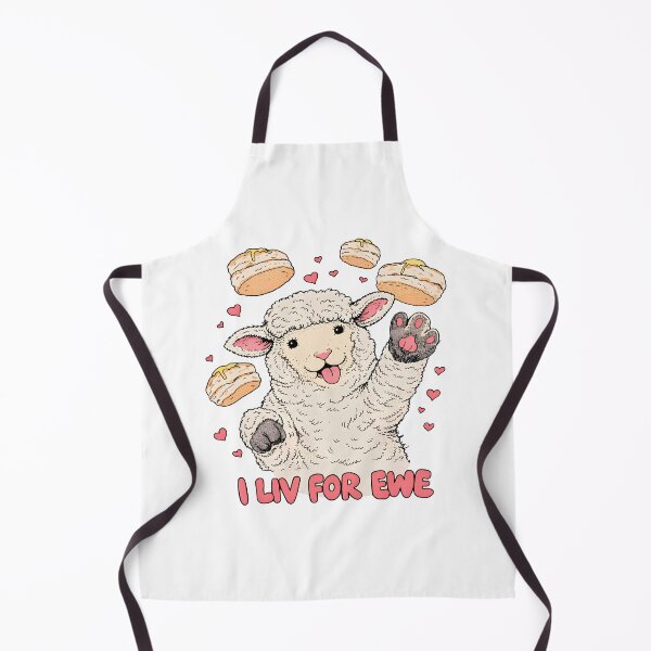 Item preview, I Liv For Ewe Cute Sheep Pun Valentine Pun Illustration designed and sold by Senkov.