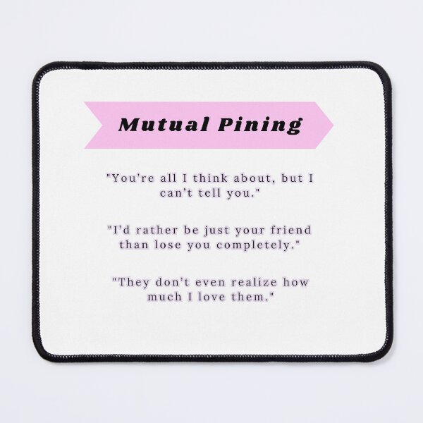 Item preview, Mutual Pining | Bookish Pack designed and sold by Nyxander's Bookish Catalogue.