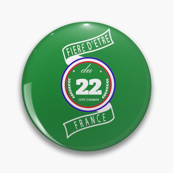Item preview, Proud to be from the 22nd district, Côtes d'Armor, France designed and sold by capricedefille.