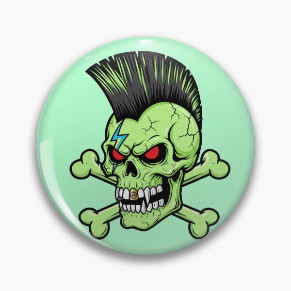 Item preview, Neon Green Anarchy Skull & Crossbones designed and sold by RxrSxrp6.