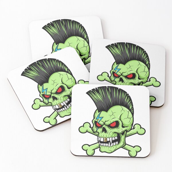 Item preview, Neon Green Anarchy Skull & Crossbones designed and sold by RxrSxrp6.
