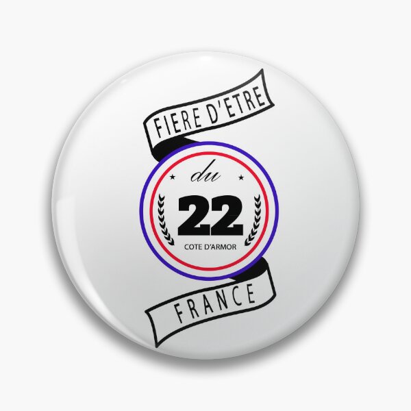 Item preview, Proud to be from the 22nd district, Côtes d'Armor, France designed and sold by capricedefille.