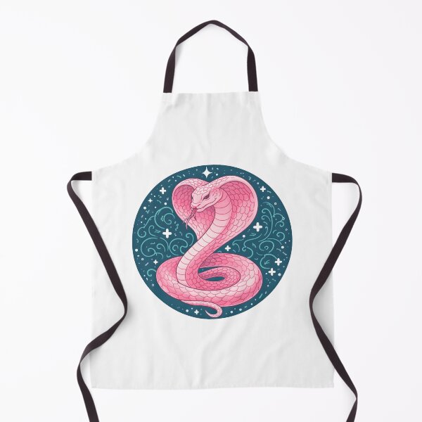 Item preview, Pink Cobra Snake Illustration | Cute & Bold Reptile Art designed and sold by Senkov.