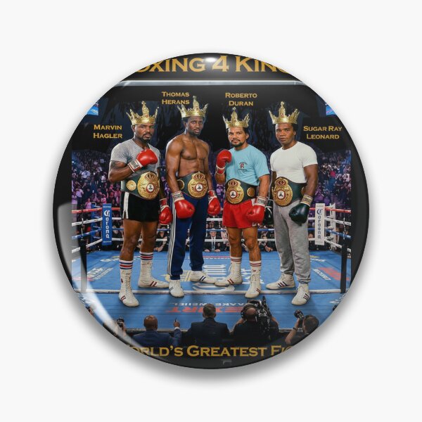 Item preview, BOXING 4 KINGS - Hagler * Hearns * Duran * Leonard - The Greatest Fighters designed and sold by DBM Photo Art 1.