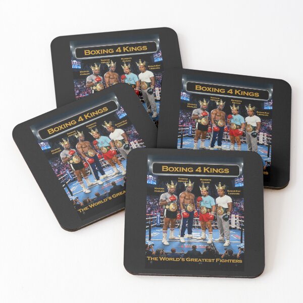 Item preview, BOXING 4 KINGS - Hagler * Hearns * Duran * Leonard - The Greatest Fighters designed and sold by DBM Photo Art 1.