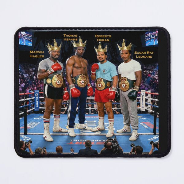 Item preview, BOXING 4 KINGS - Hagler * Hearns * Duran * Leonard - The Greatest Fighters designed and sold by DBM Photo Art 1.