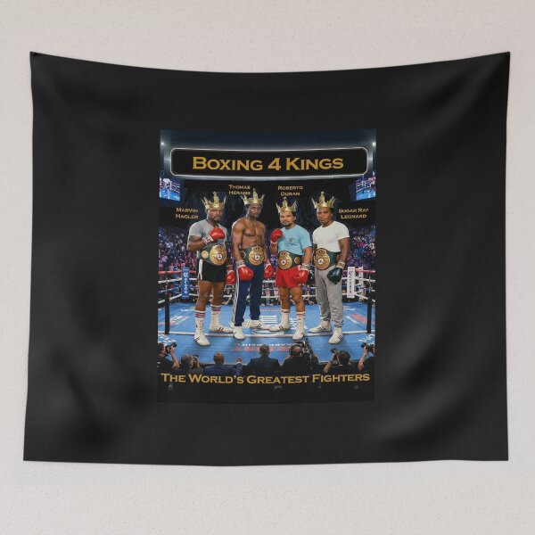 Item preview, BOXING 4 KINGS - Hagler * Hearns * Duran * Leonard - The Greatest Fighters designed and sold by DBM Photo Art 1.