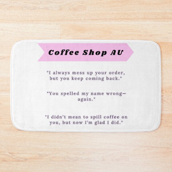 Item preview, Coffee Shop AU | Bookish Pack designed and sold by Nyxander's Bookish Catalogue.