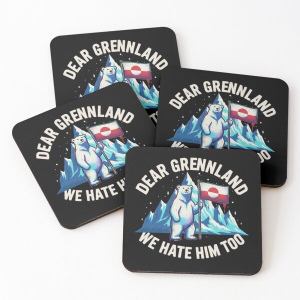 Item preview, Dear Greenland We Hate Him Too designed and sold by Meryem Mamouni.
