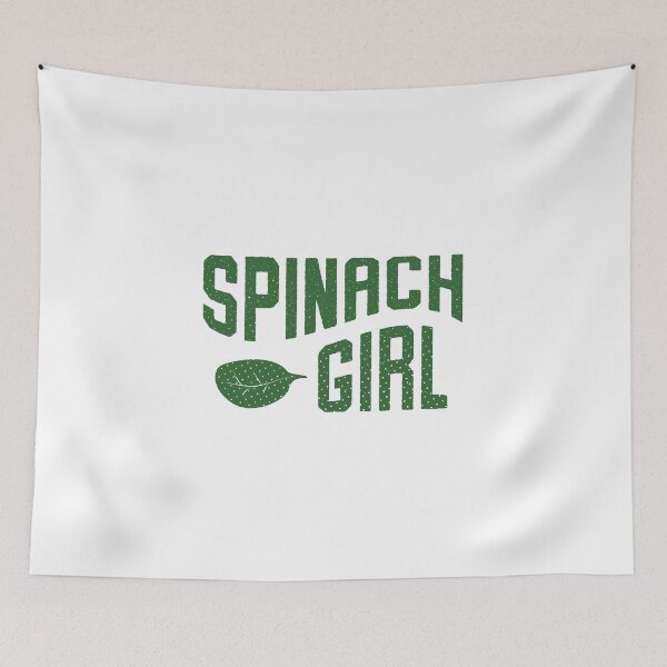 Item preview, Veggie Spinach Girl Green Fan designed and sold by oberdoofus.