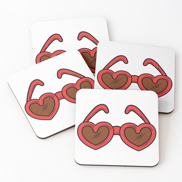 Item preview, Heart Shaped Sunglasses Valentine Love Cute Red Shades designed and sold by ZYNORAworld.