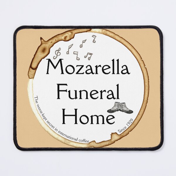 Item preview, Mozarella Funeral Home designed and sold by InkThinkArt.