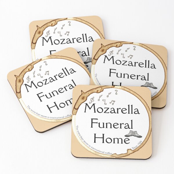 Item preview, Mozarella Funeral Home designed and sold by InkThinkArt.