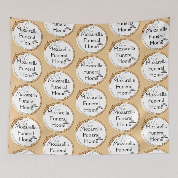 Item preview, Mozarella Funeral Home designed and sold by InkThinkArt.