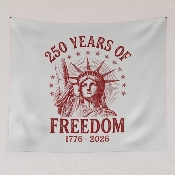 Artikelvorschau, Maroon USA 250 Jahre - Vintage Freedom 1776 2026 entworfen und verkauft von DigitalGlade.