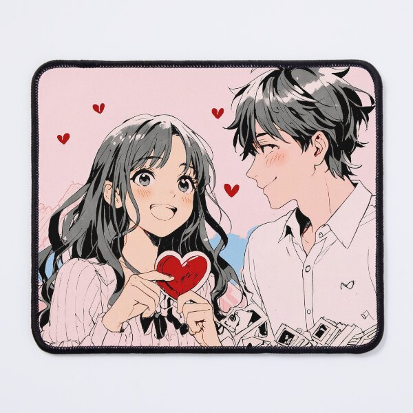 Item preview, Heart in Hand: Anime Romance Sketch designed and sold by SSeller2025.