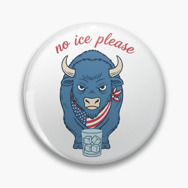Item preview, Grumpy Bison No Ice Please - American Flag Bandana designed and sold by Merchifyme2000.