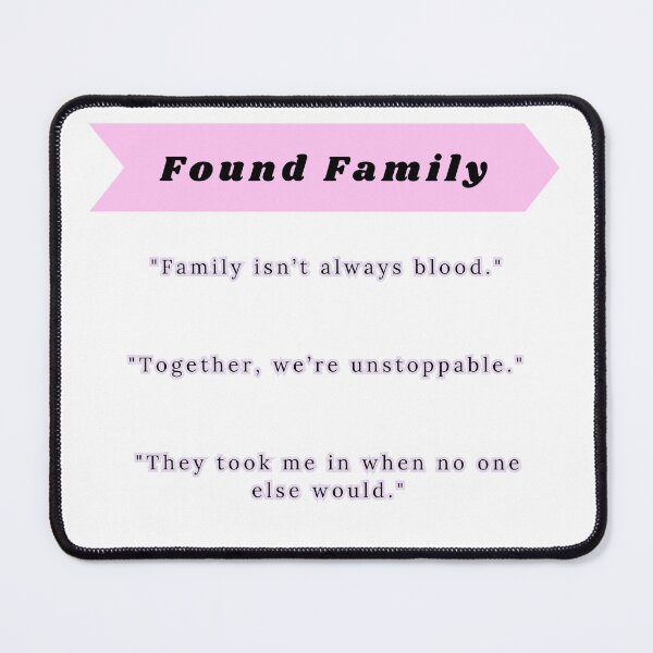 Item preview, Found Family Fanfic Tag | Bookish Pack designed and sold by Nyxander's Bookish Catalogue.