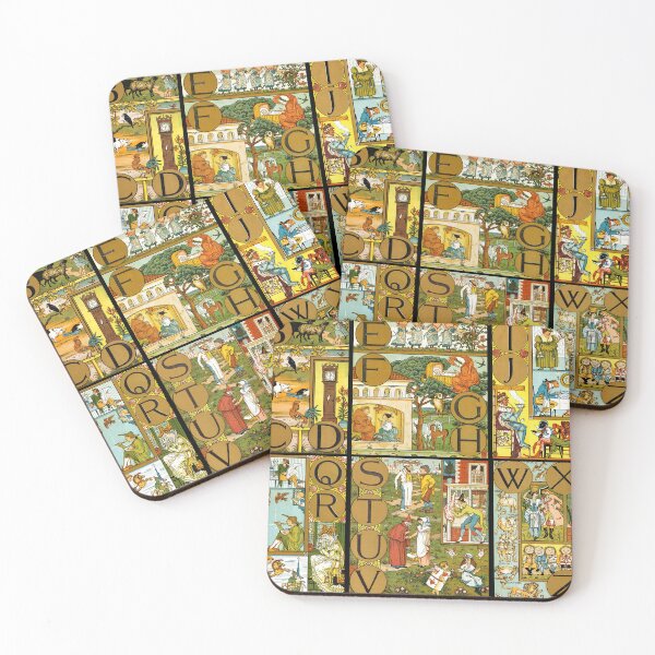Item preview, The Alphabet of Old Friends  designed and sold by GrayHareCards.