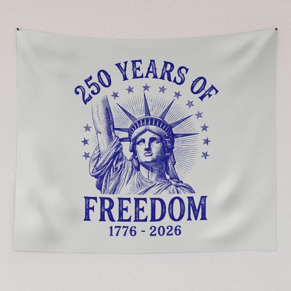 Item preview, Navy Blue USA 250th Anniversary - Vintage Blueprint Style designed and sold by DigitalGlade.