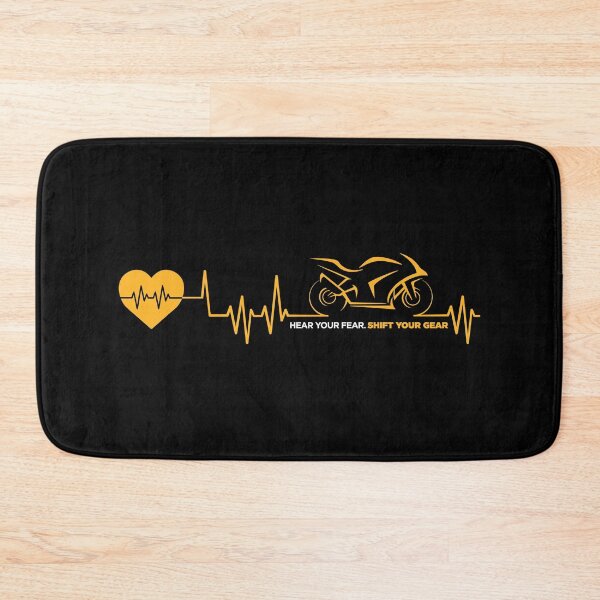 Item preview, Motorcycle Heart Beat Pulse Two Wheeler Artwork designed and sold by PixelGrafiks.