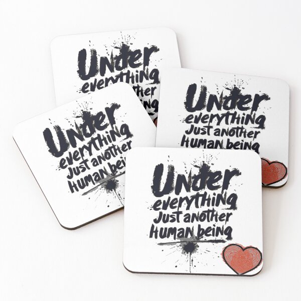 Item preview, Under Everything Just Another Human Being - heart designed and sold by Stefrait-7.