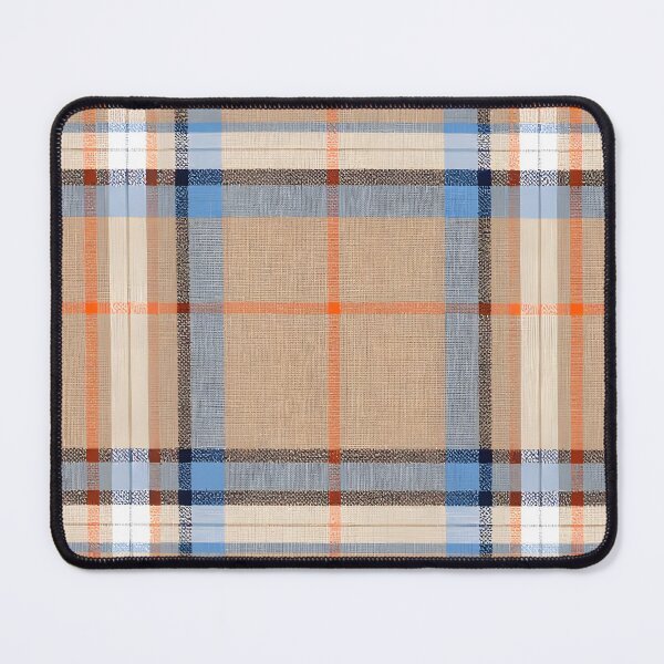 Item preview, Brown, beige, blue, black, orange tartan designed and sold by MKV Design.