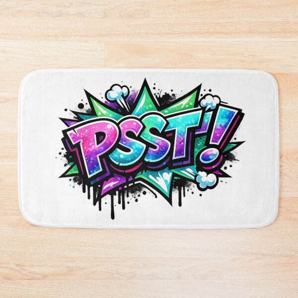 Item preview, PSST! Comic Graffiti Pop Art for Your Attention designed and sold by royalswin.